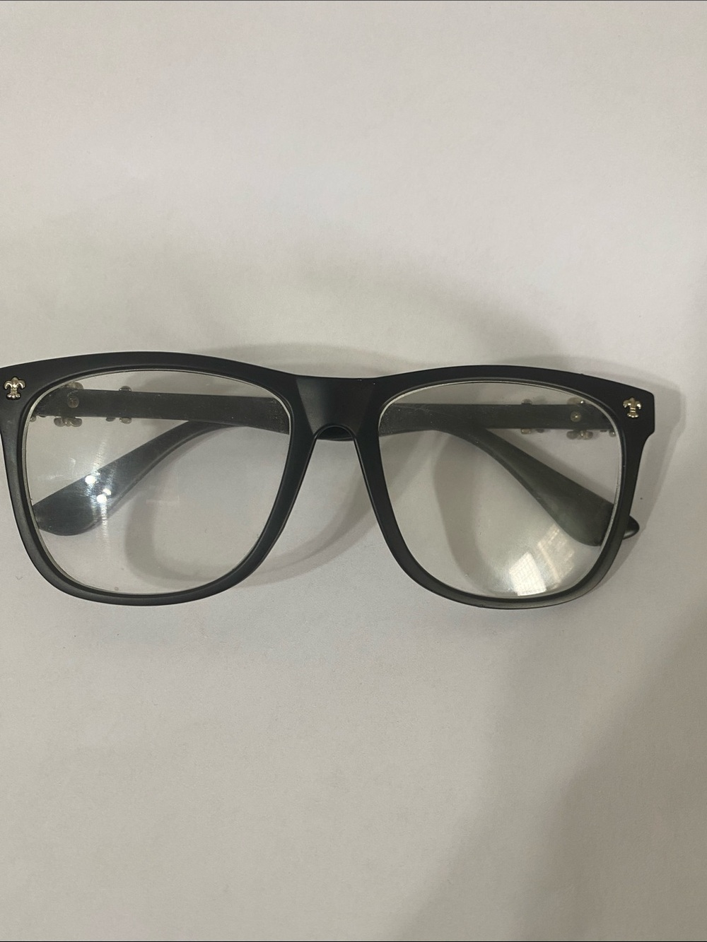 SHEIN Black Square Frame Prescription-Style Glasses